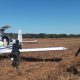 aviao-roubado-no-maranhao-e-achado-em-plantacao-no-tocantins;-suspeitos-seguem-foragidos