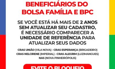 porto-nacional-convoca-beneficiarios-do-bolsa-familia-e-bpc-para-atualizacao-cadastral