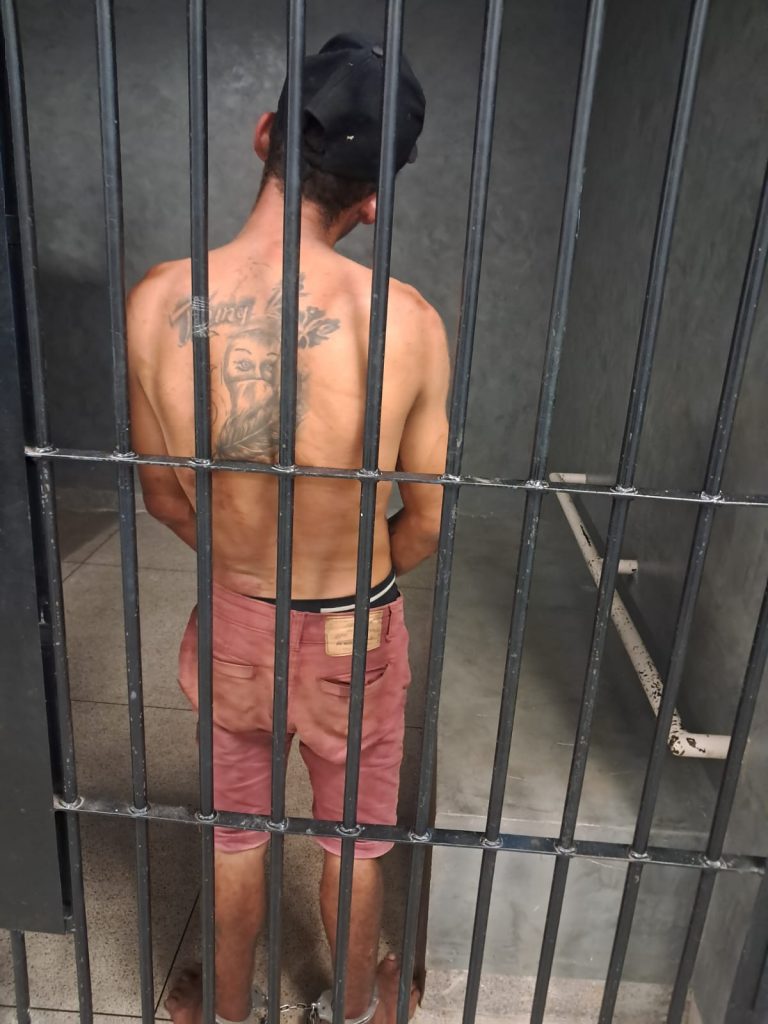 guarda-metropolitana-de-palmas-conduz-suspeito-de-violencia-domestica-na-praia-da-graciosa